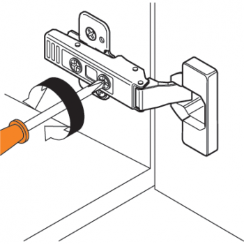 Zawias Blum 110' nakładany, CLIP TOP, 71T3550